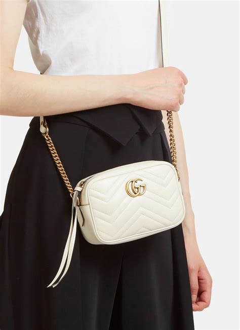 gucci marmont pouch on chain|Gucci Marmont matelasse mini bag.